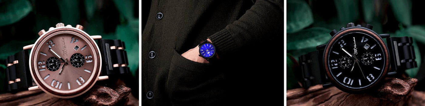 FL Watch Officiel ®| Montre en bois Homme | Collection Aurore