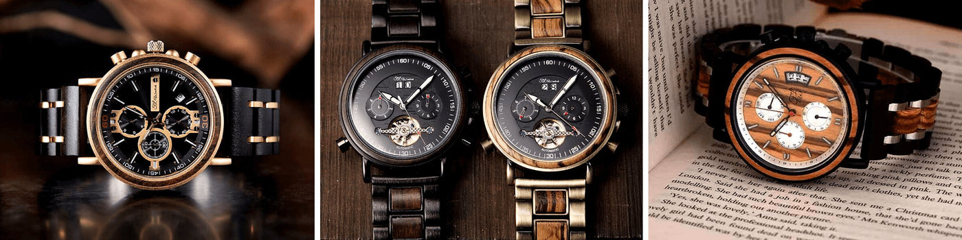 FL Watch Officiel ®| Montre en bois Homme | Collection Chronographe
